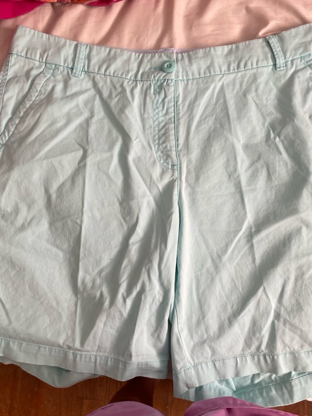 crown & ivy Light Blue Women's Bermuda Shorts
